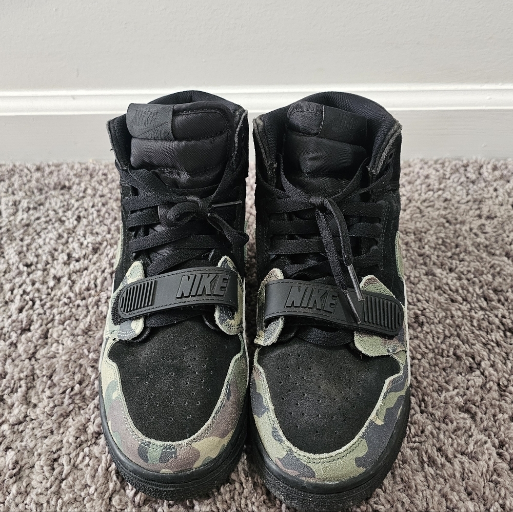 Air Jordan Legacy 312 Flight Club Black And Camouflage Size 6Y {UMbox}